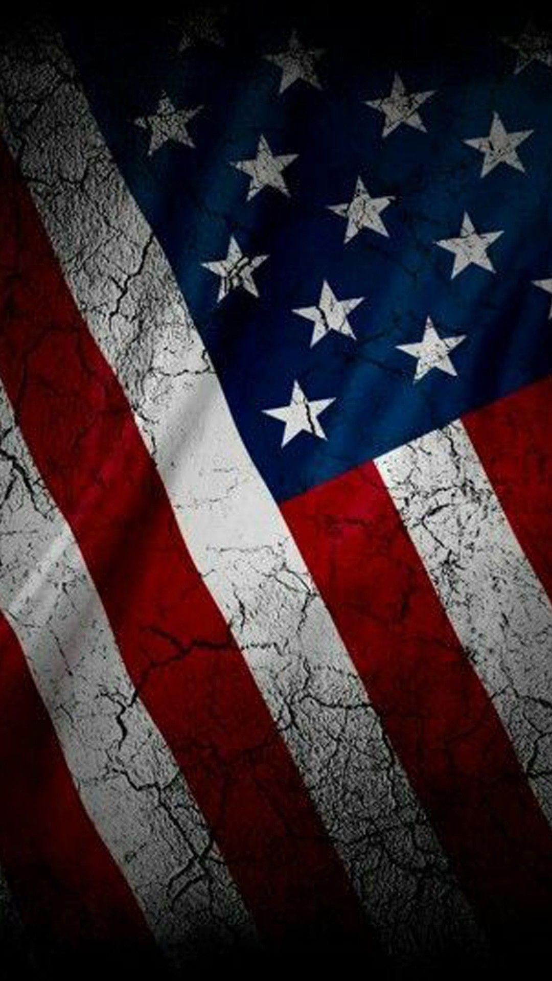 American Flag iPhone Wallpaper Top