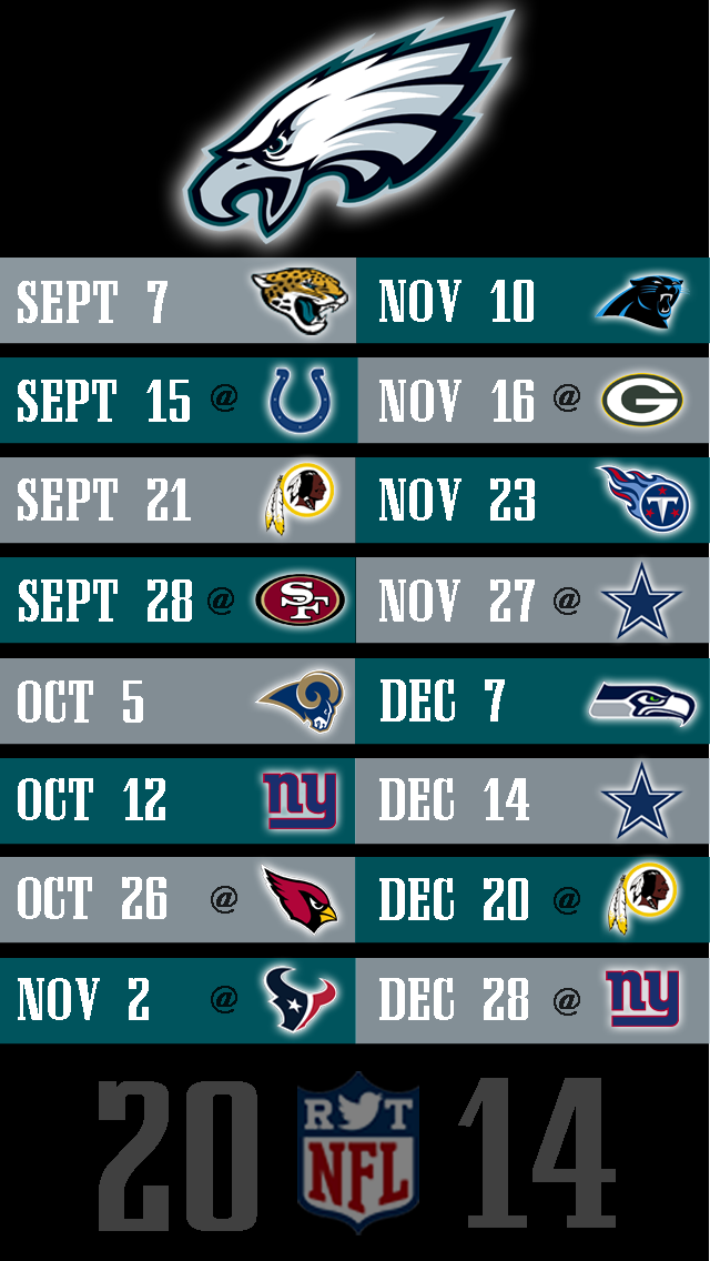 2014 NFL Schedule Wallpapers for iPhone 5   of 8   NFLRT