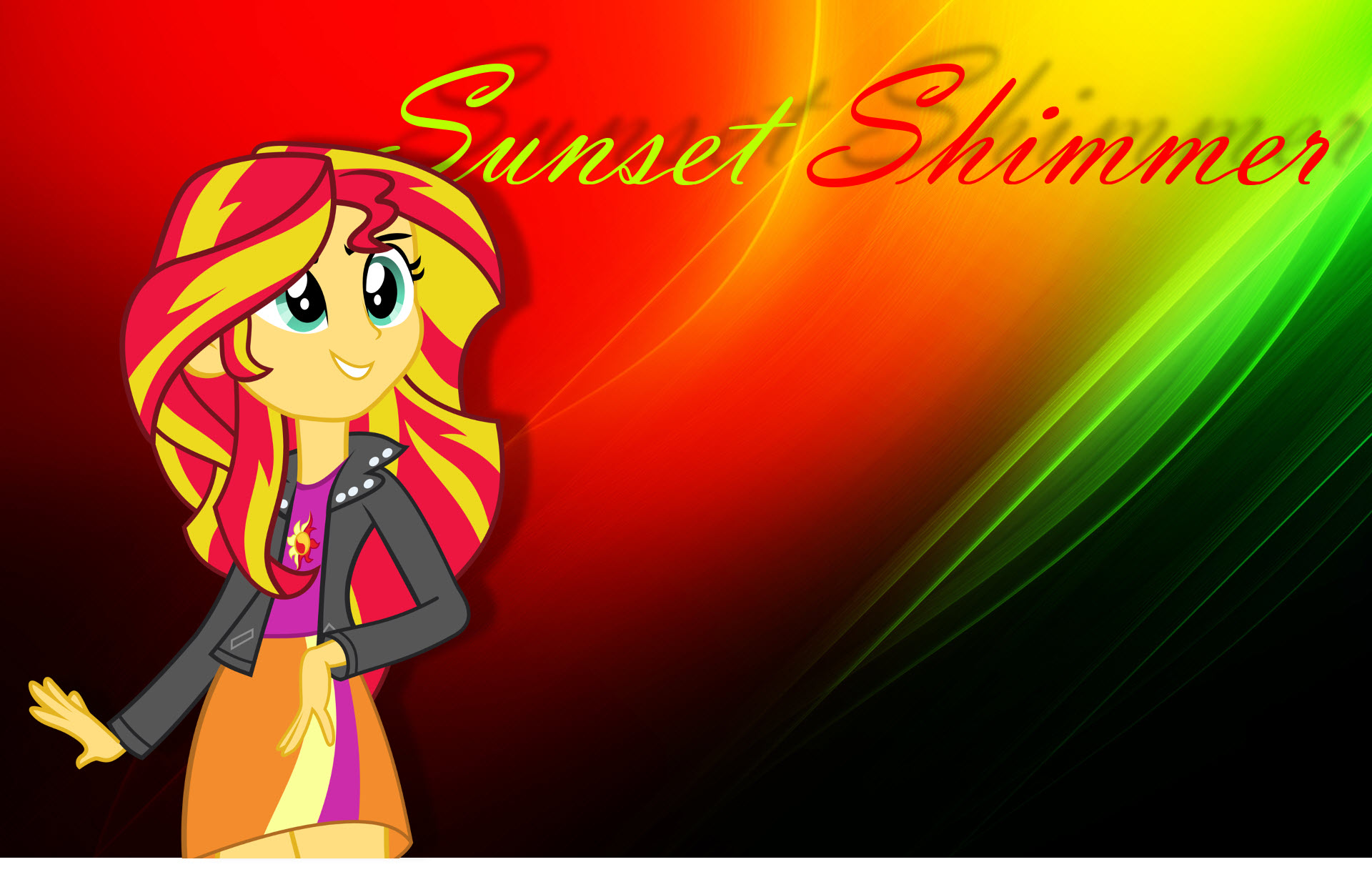 Image Fanmade Sunset Shimmer Wallpaper Eg Jpg My Little Pony