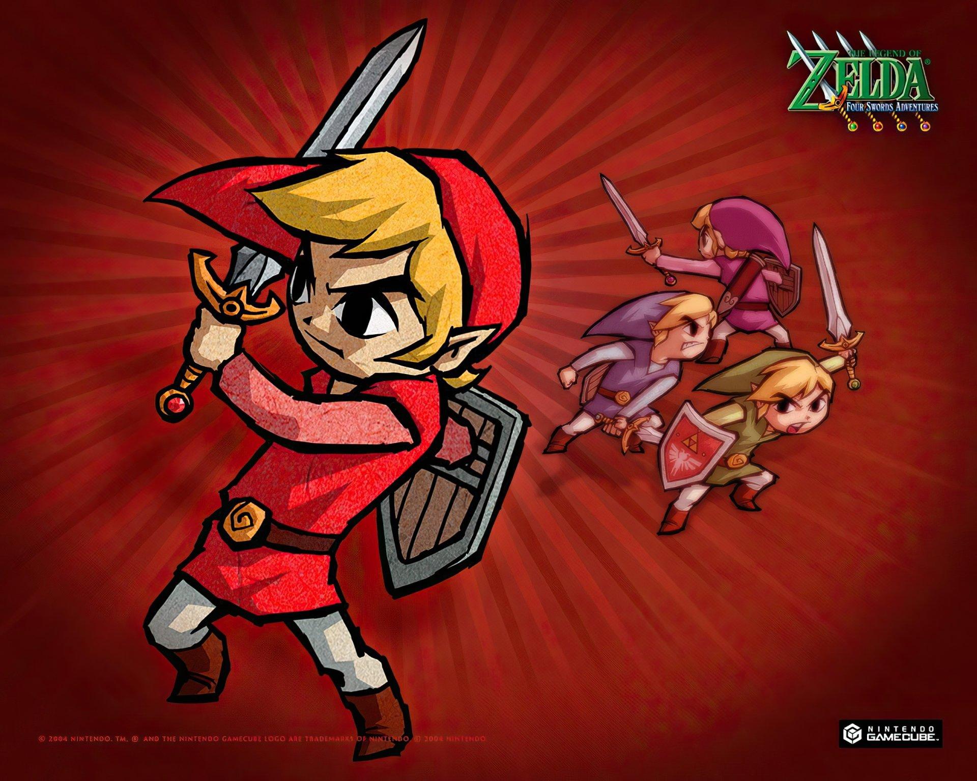 The Legend of Zelda Four Swords Adventures HD Wallpaper