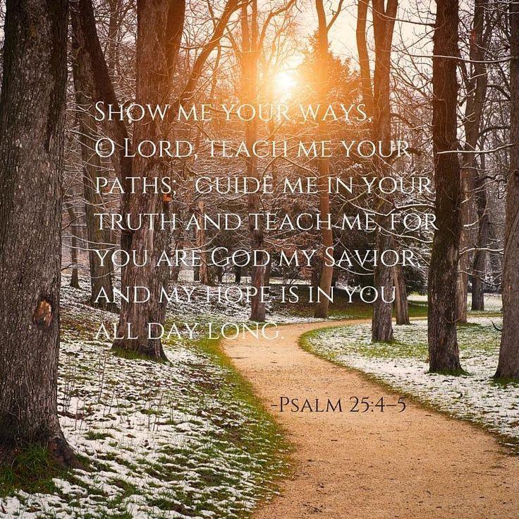 Psalm 254 5 Psalm 25 Psalms Psalm 24