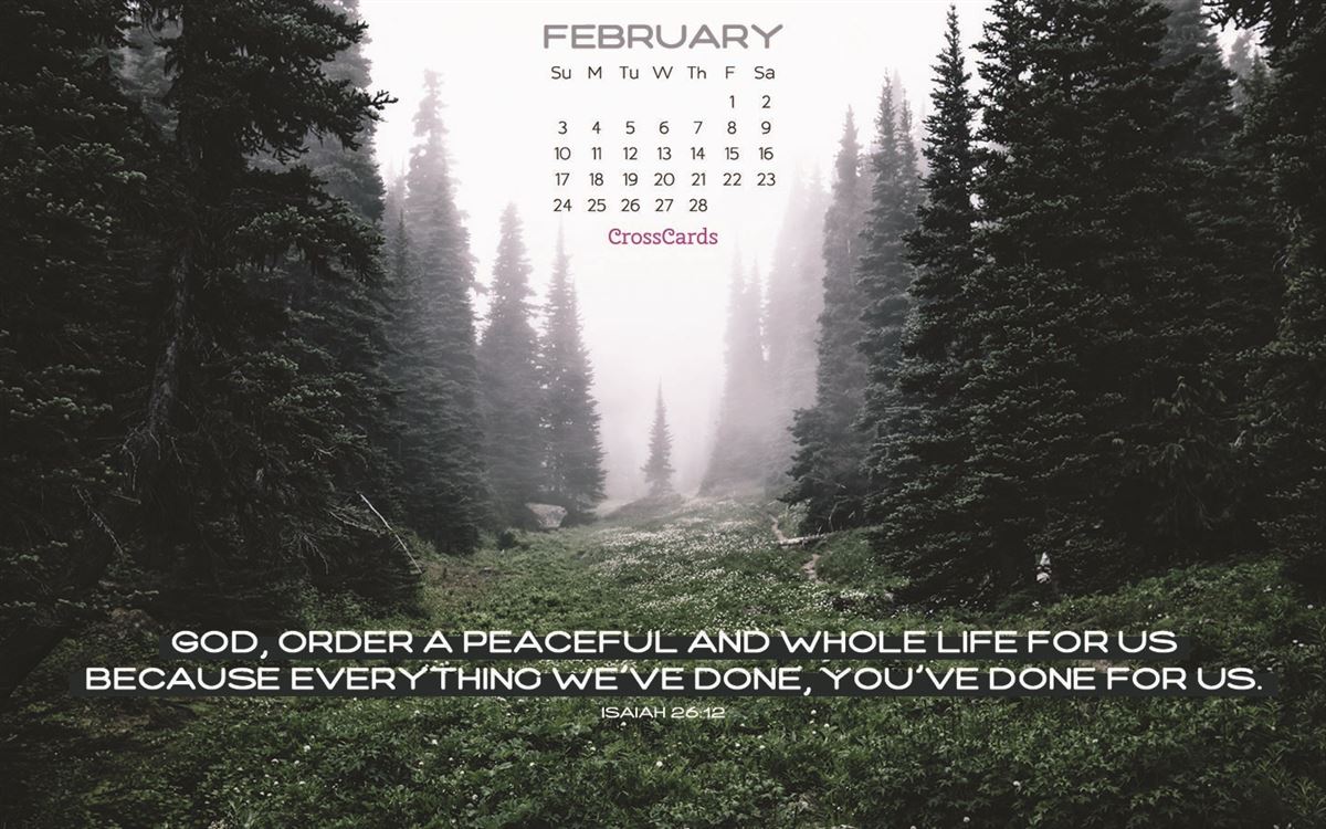 Beautiful February Desktop Mobile Wallpaper Background