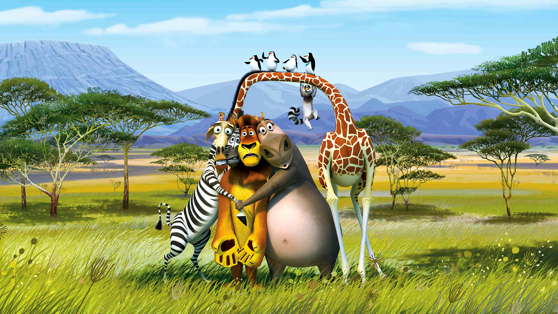 Animated Wallpaper Anime Madagascar