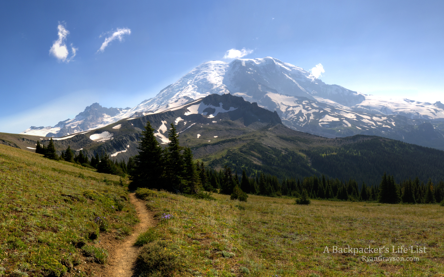 Desktop Background Mount Rainier From The Wonderland Trail A