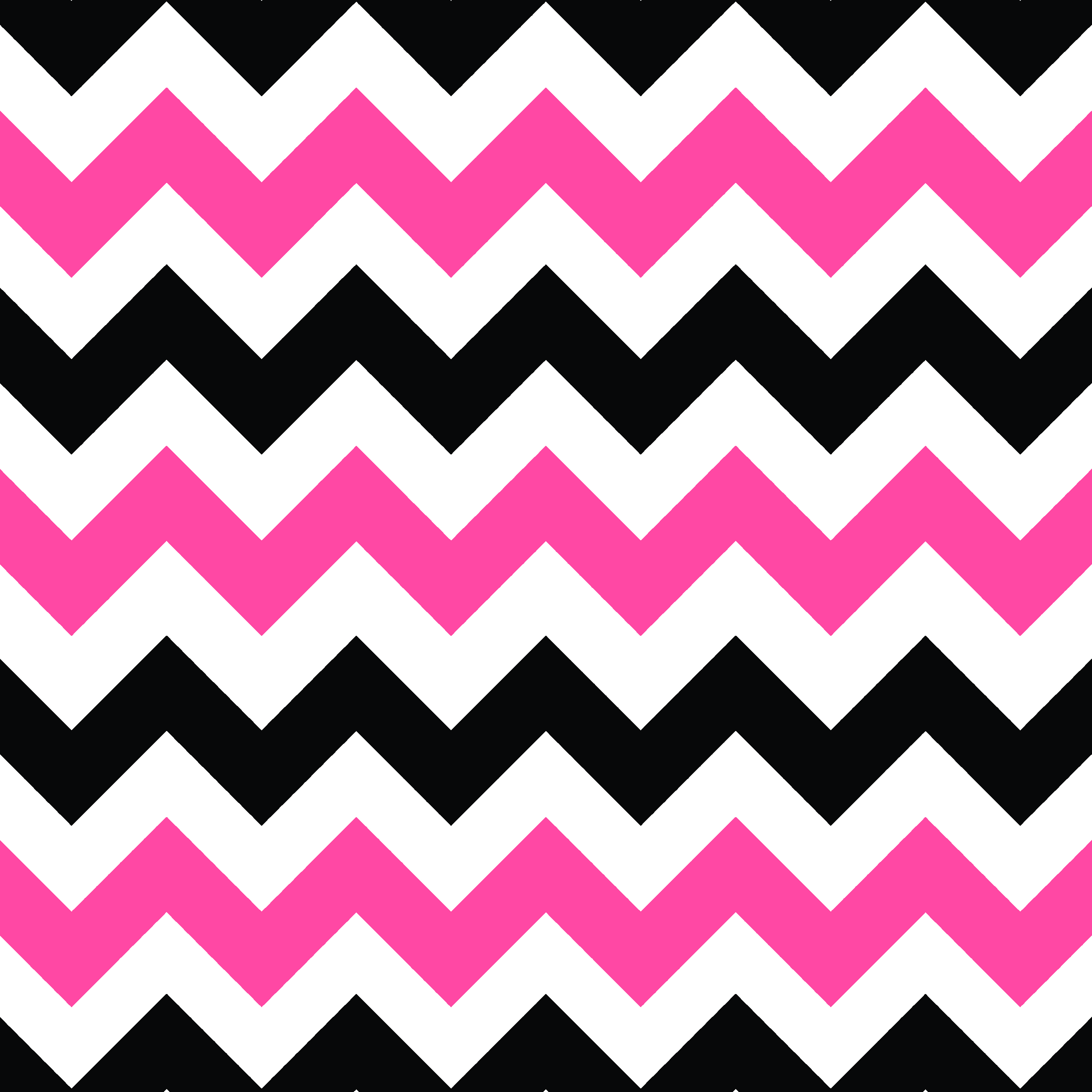 Pink And Black Chevron Wallpaper On