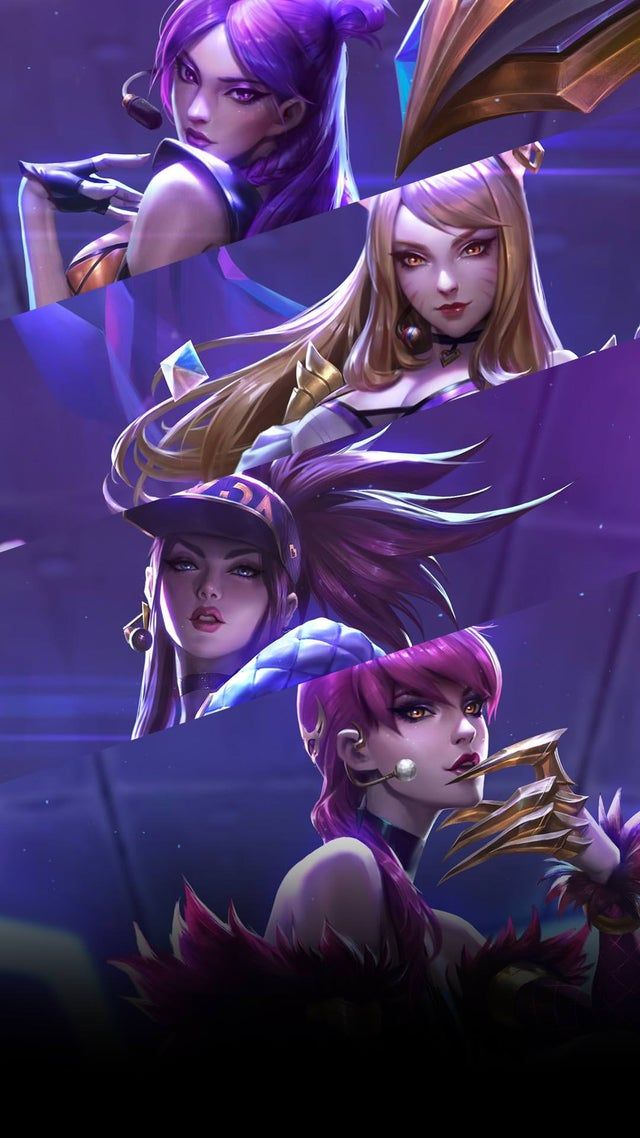 Perfect Mobile Wallpaper Taken From The Official Kda Universe