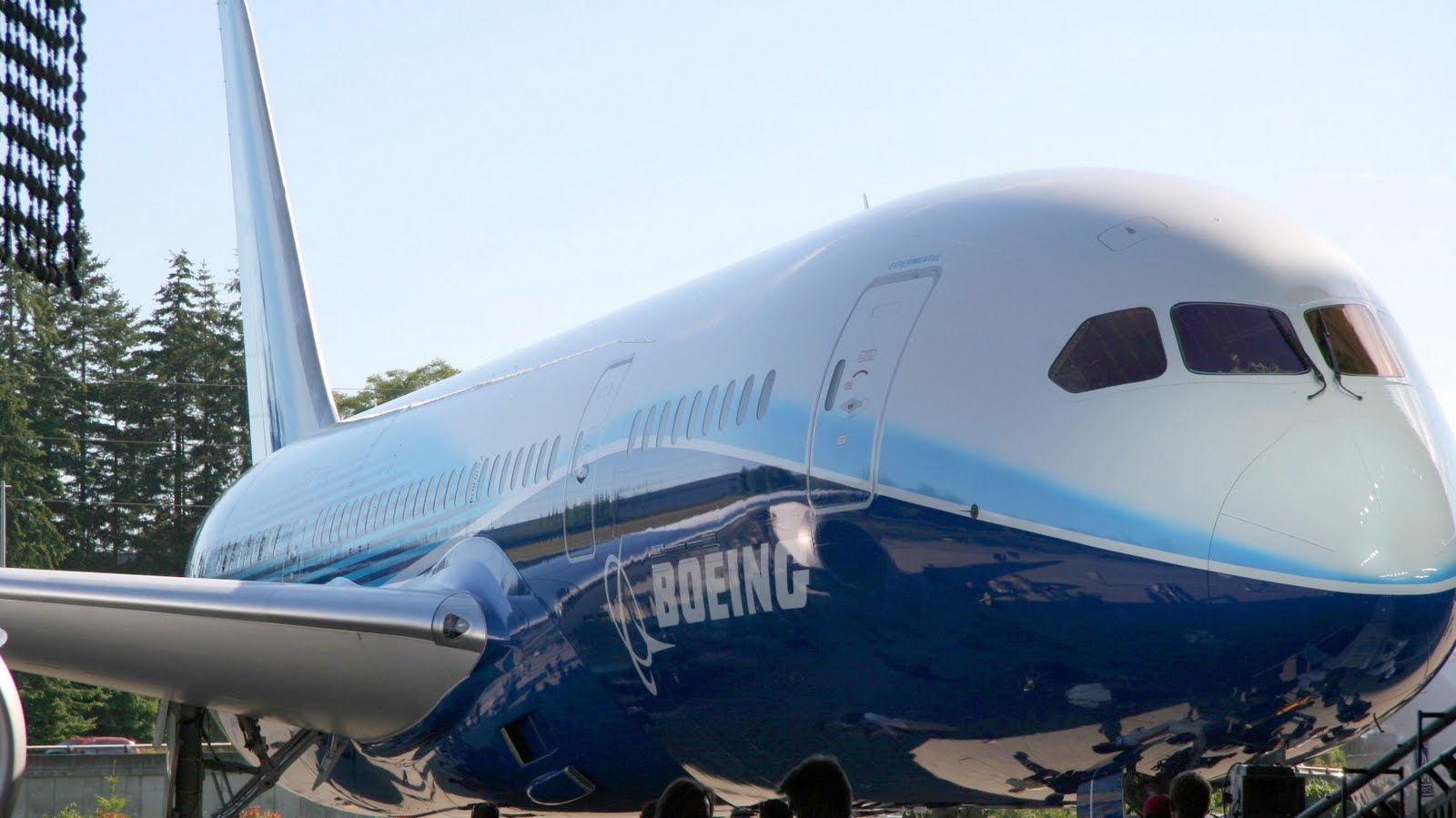 Boeing Dreamliner With Taxiing
