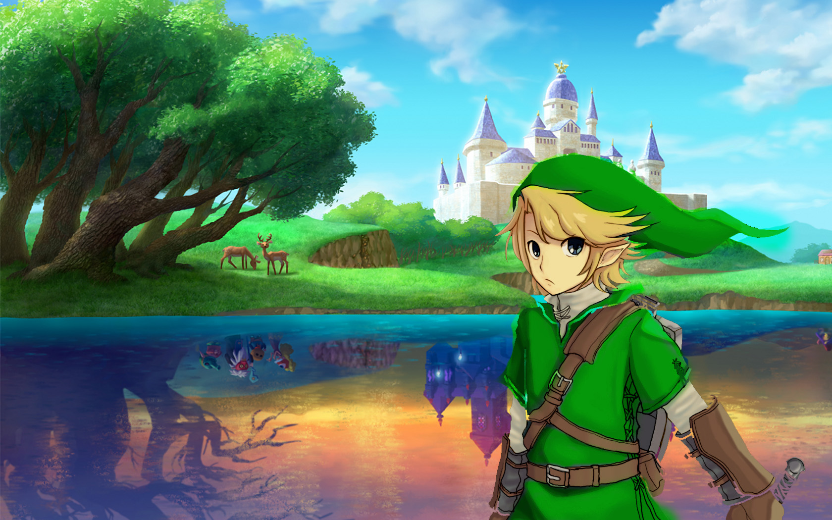 Zelda A Link Between Worlds Puter Wallpaper Desktop Background