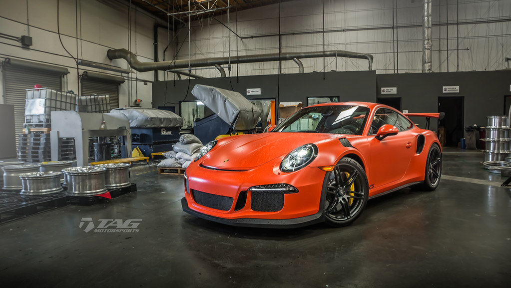 Porsche Gt3 Rs With Hre P106 Wheels In Satin Black By