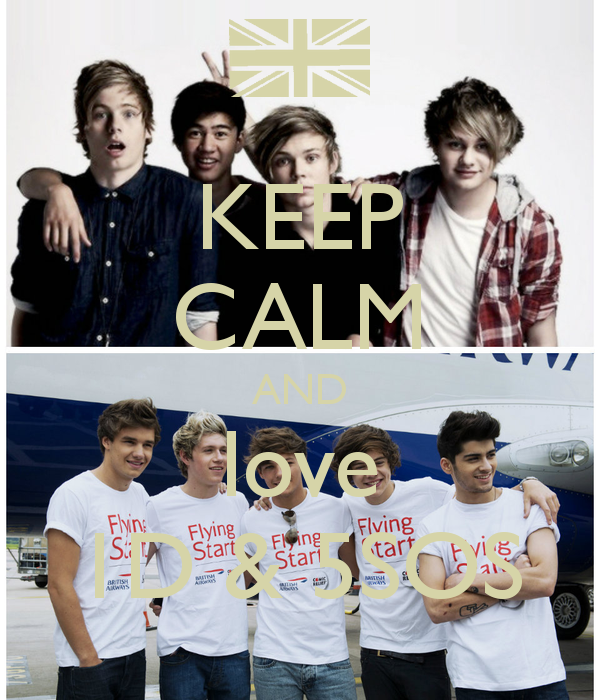Keep Calm And Love 1d 5sos Carry On Image Generator