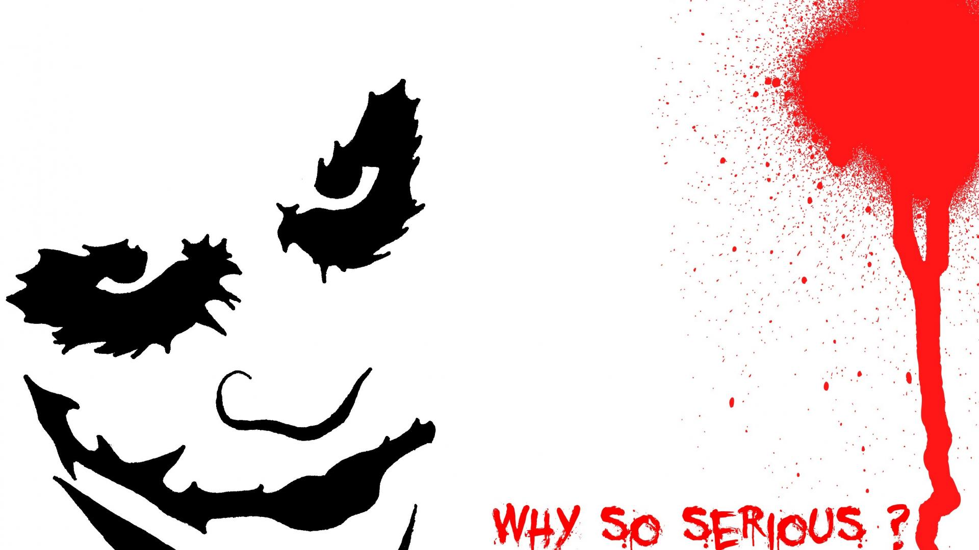 The Joker Stencil Why So Serious Wallpaper