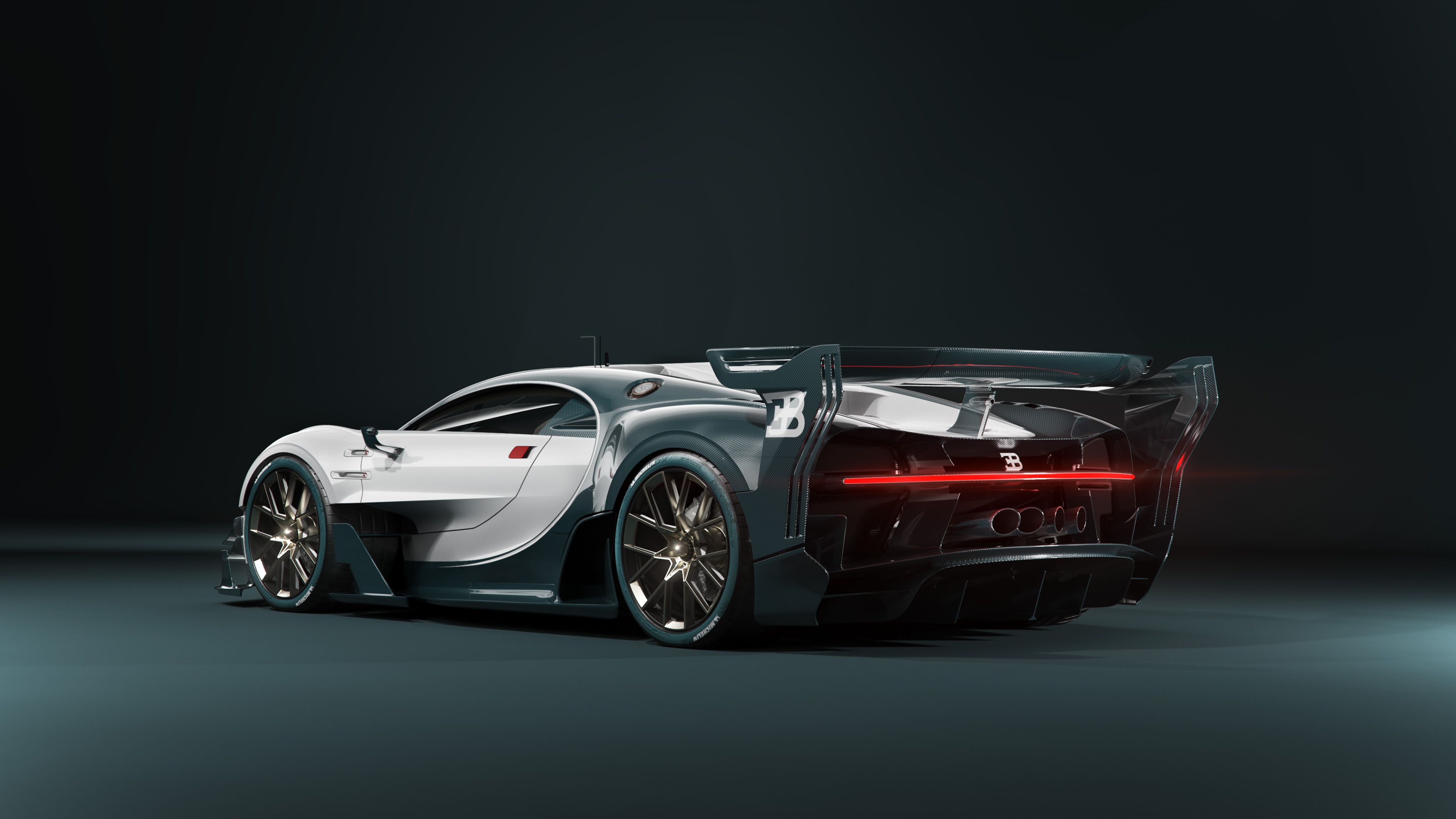 Bugatti Chiron Gt Rear 4k HD Wallpaper