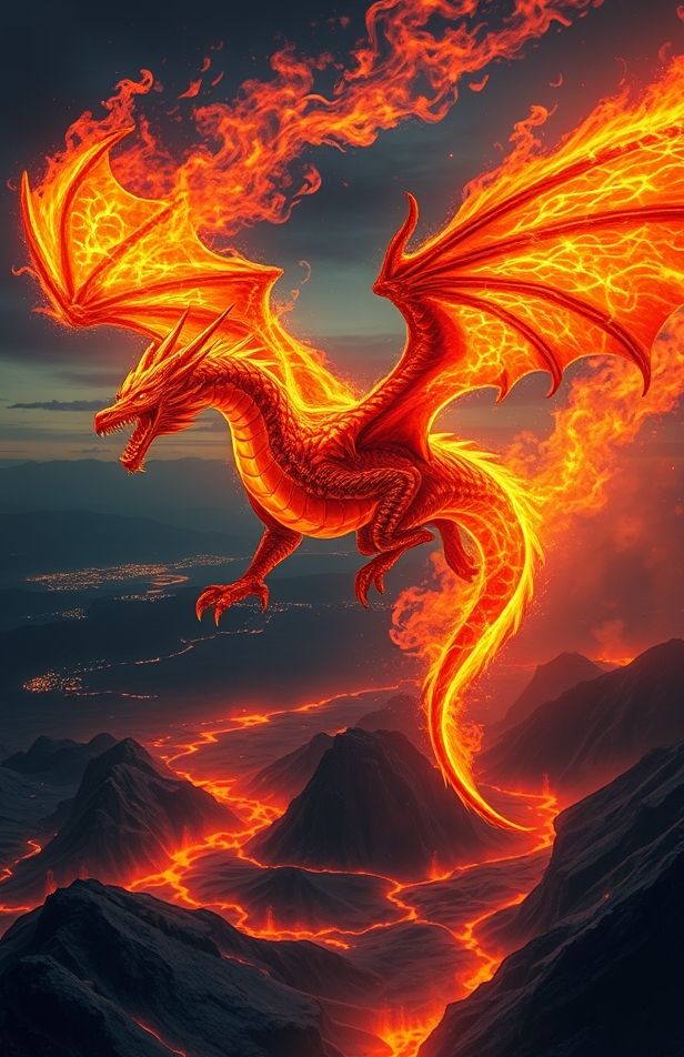 Fire Dragon Wallpaper