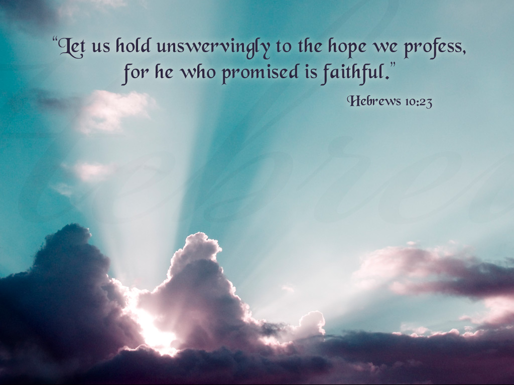 Hebrew Promised Is Faithful Wallpaper Christian