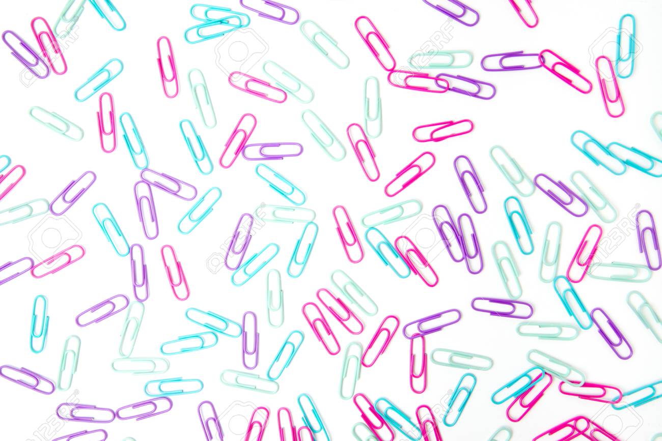 Isolated Paperclip Background Stock Photo Picture And Royalty