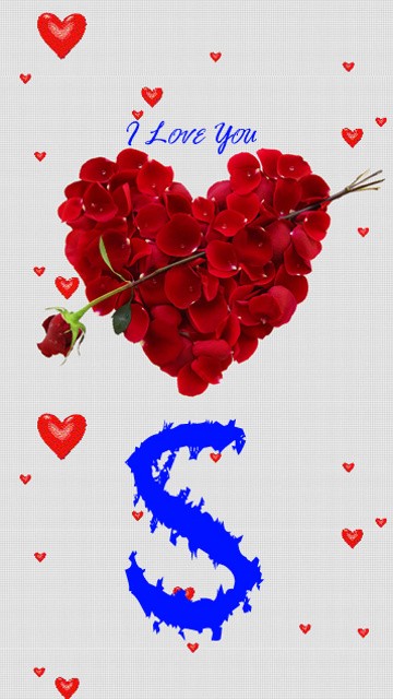 Letter S Heart