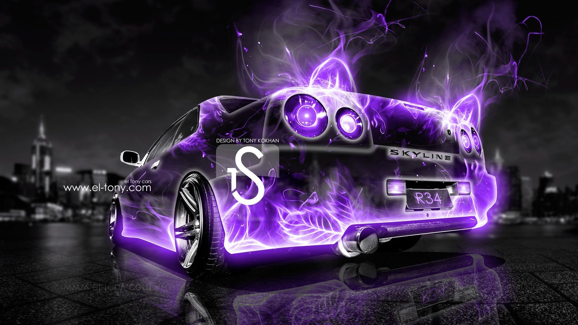 Nissan Skyline Gtr R34 Printable Invitation Wallpaper