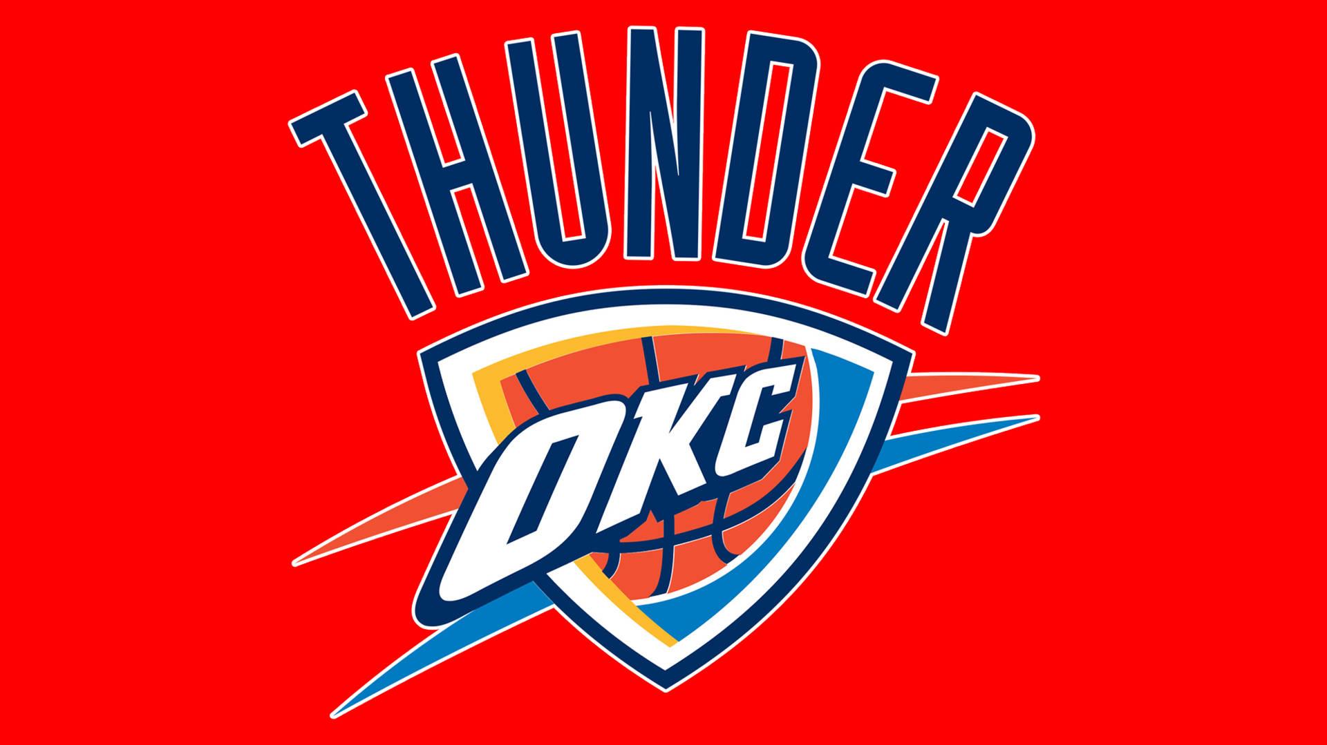 Oklahoma City Thunder Dark Orange Background Wallpaper