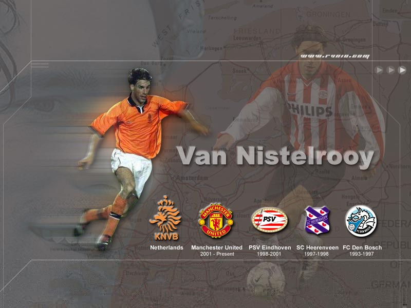 Mancaster United Sport Van Nistelrooy Wallpaper