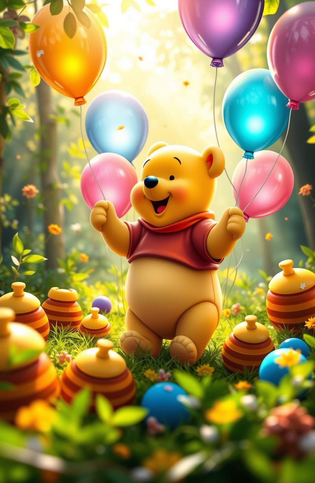 Baby Winnie The Pooh Wallpaper