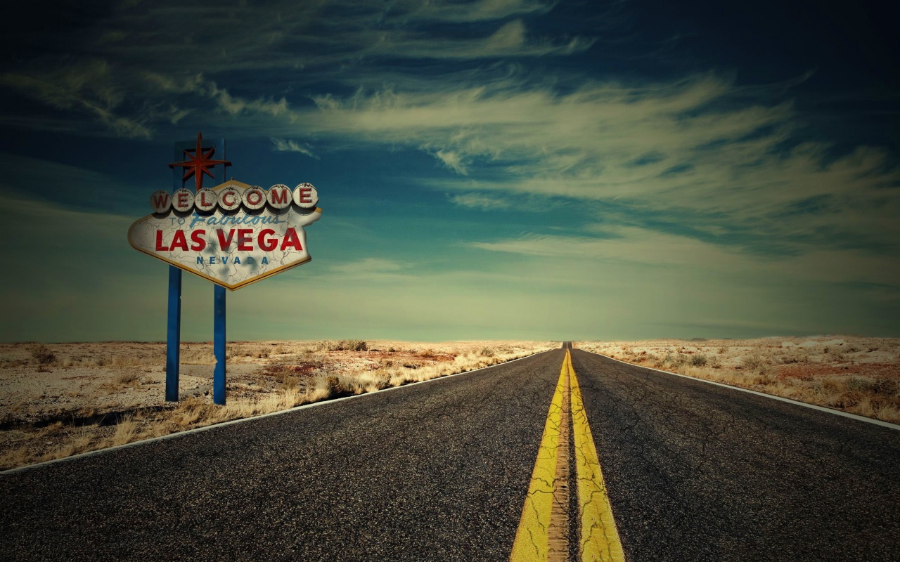Las Vegas Road Wallpaper For Android