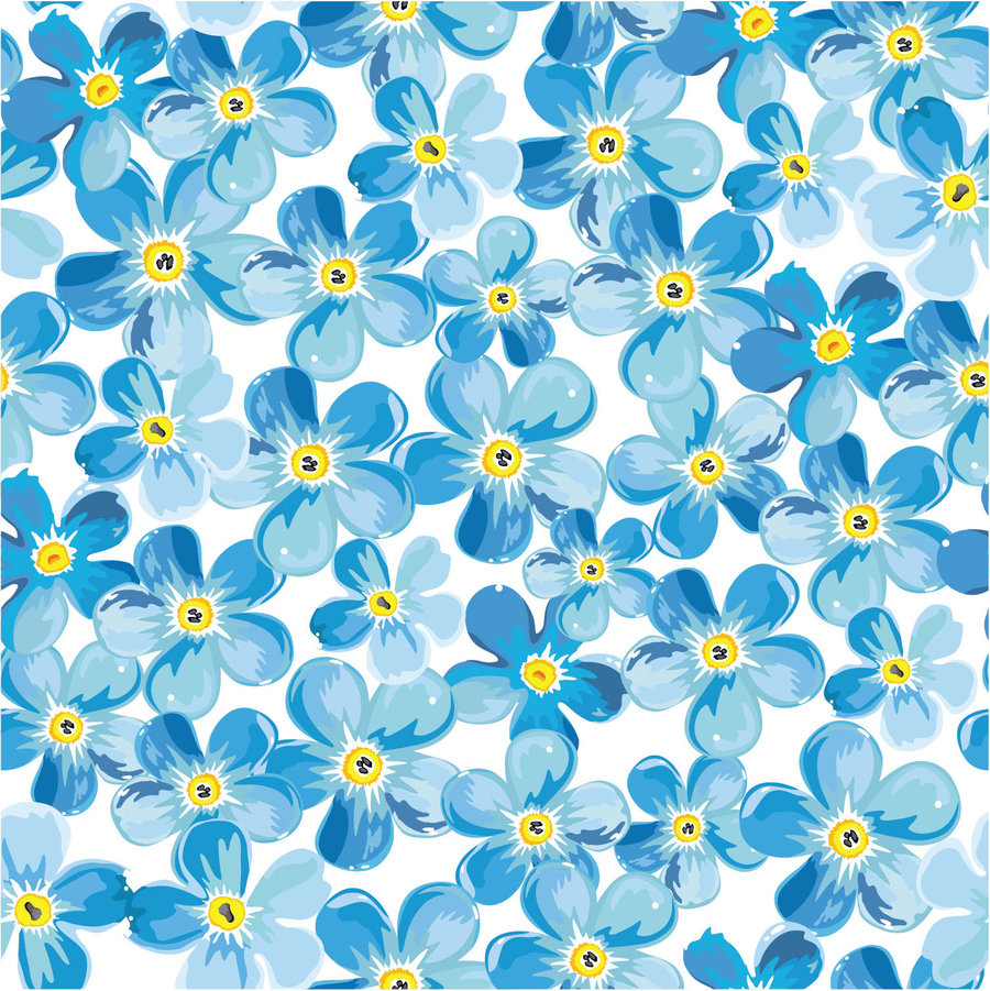 Seamless Flower Print 10 by DonCabanza on