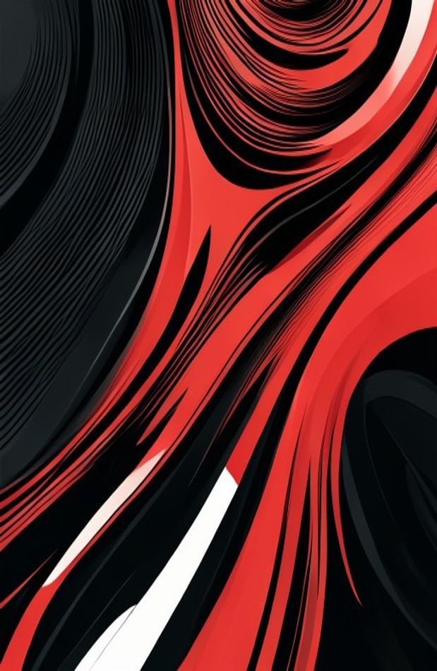 Black And Red Abstract Wallpaper
