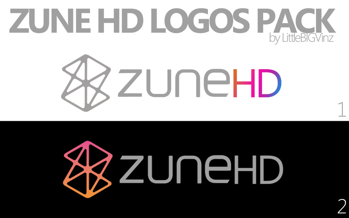Zune HD Logos Pack By Metrovinz