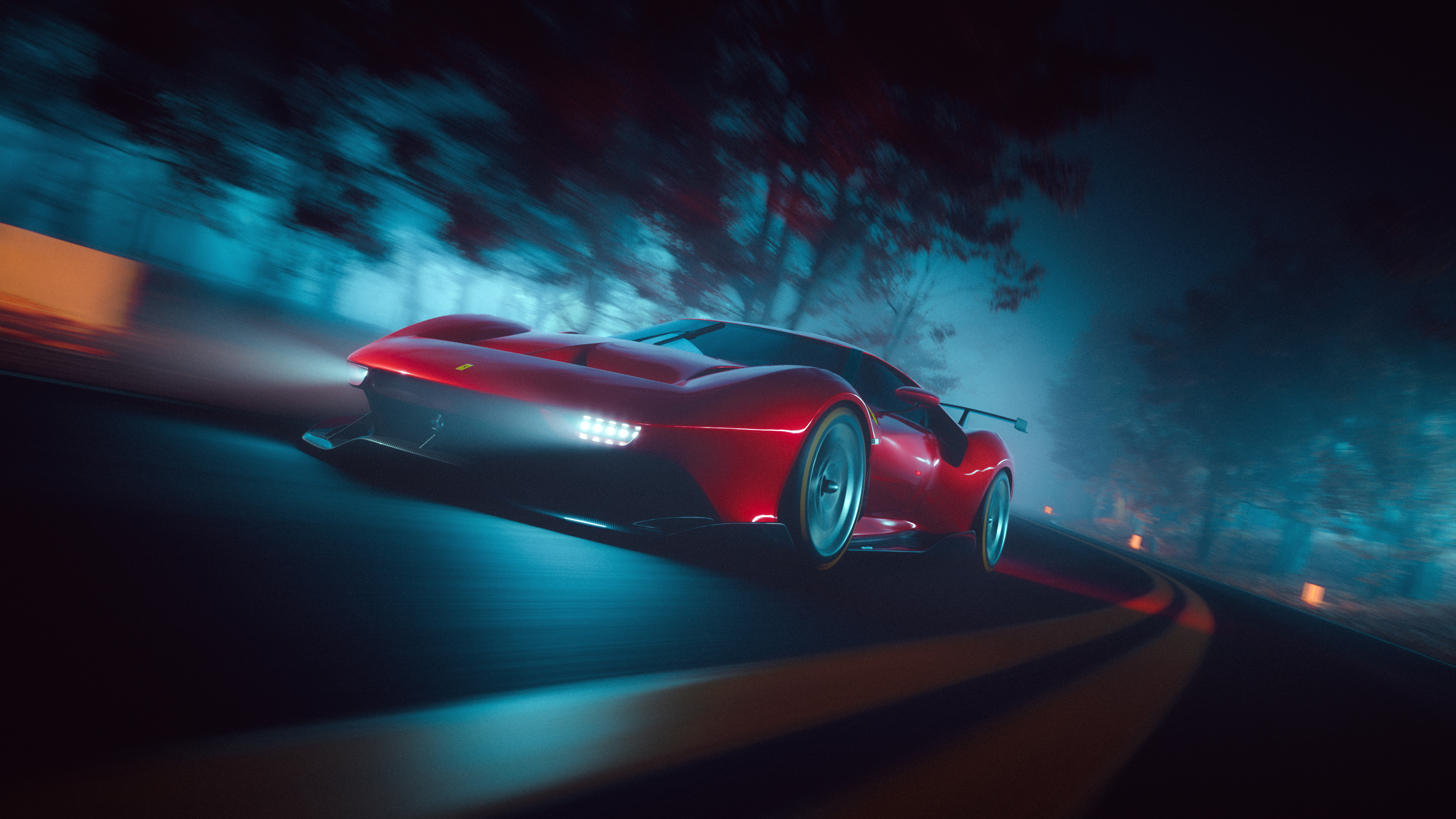Ferrari P80c 4k Wallpaper
