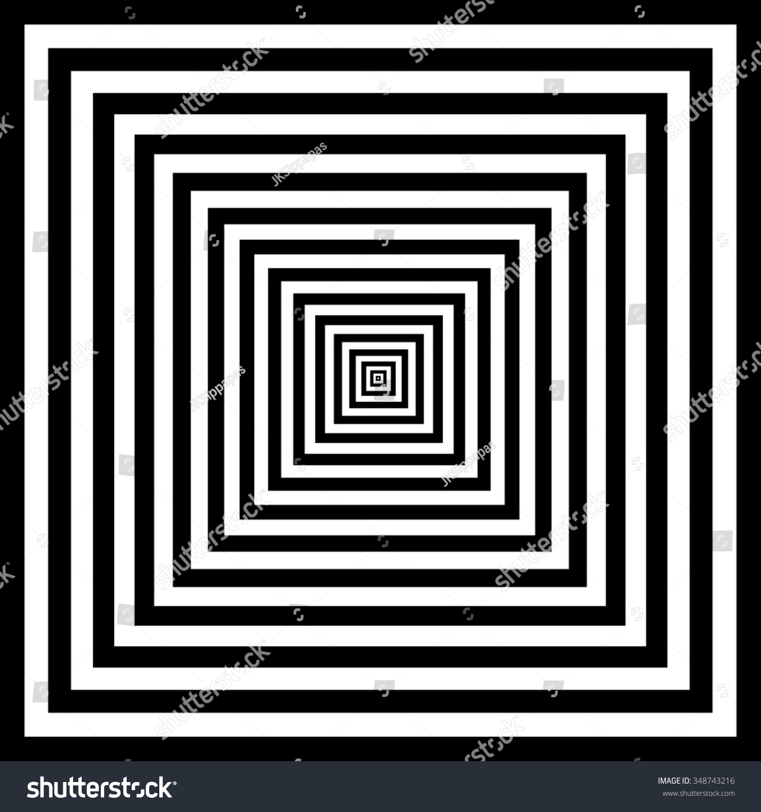 White Black Color Pattern Square Shape Stock Illustration