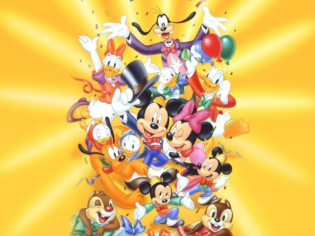 Wallpaper Archive Mickey With Disney Characters