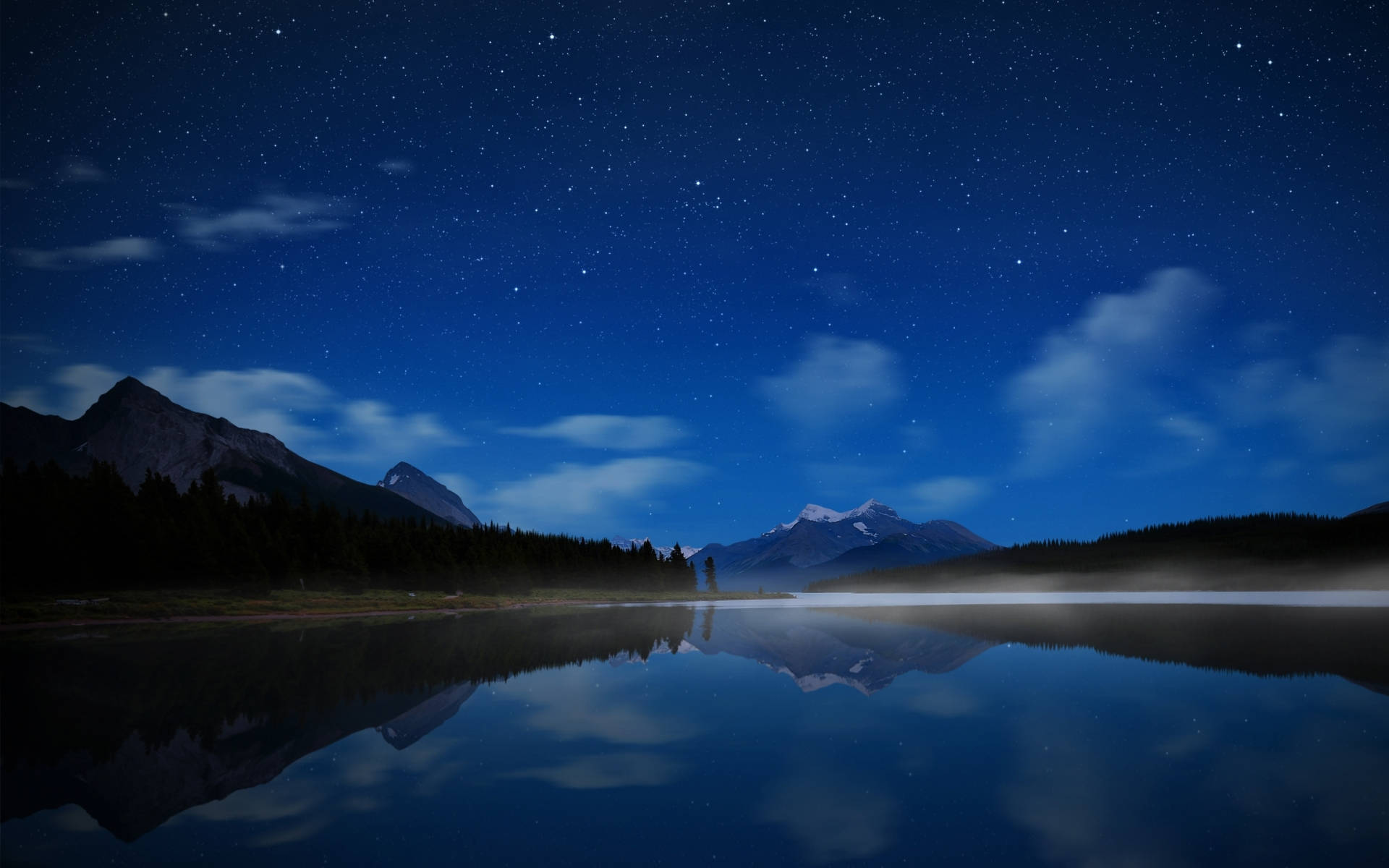 Night Mountain Wallpaper