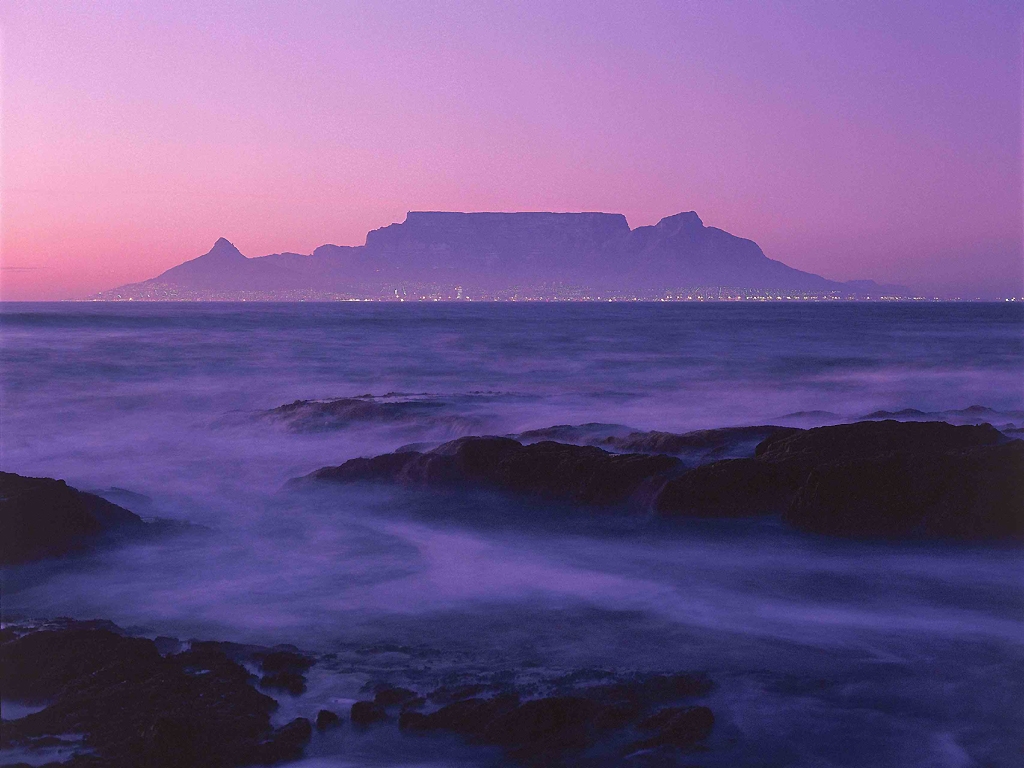 Wallpaper For Windows Vista Table Mountain From Boat