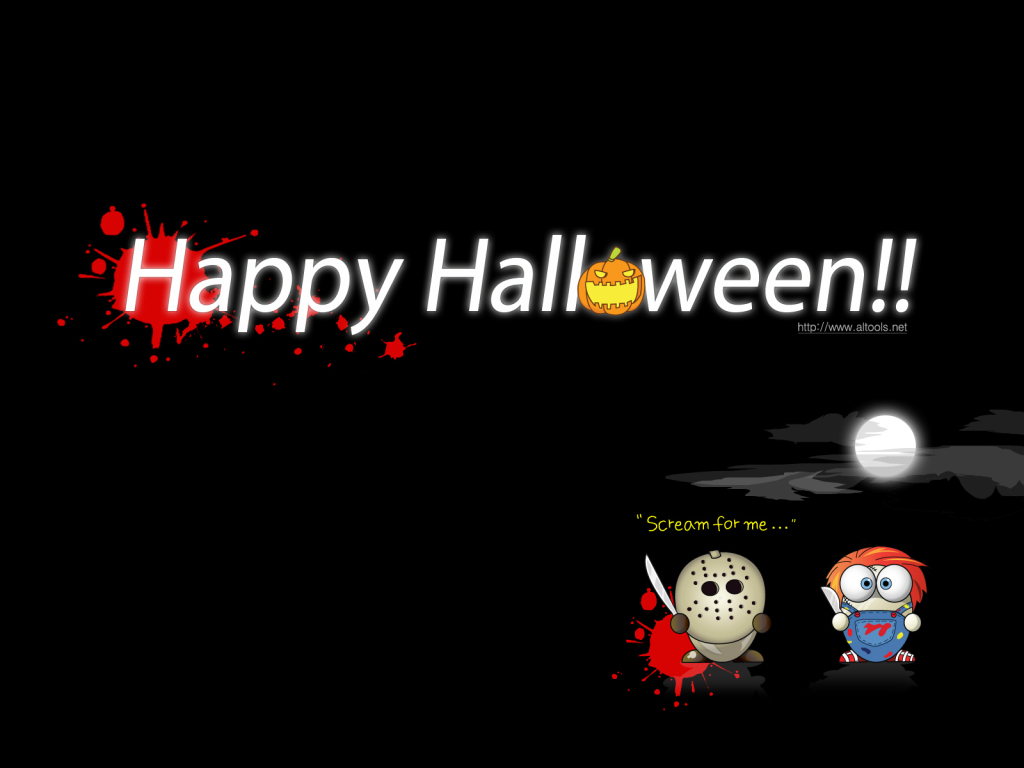 Happy Halloween Greetings HD Wallpaper Stylish