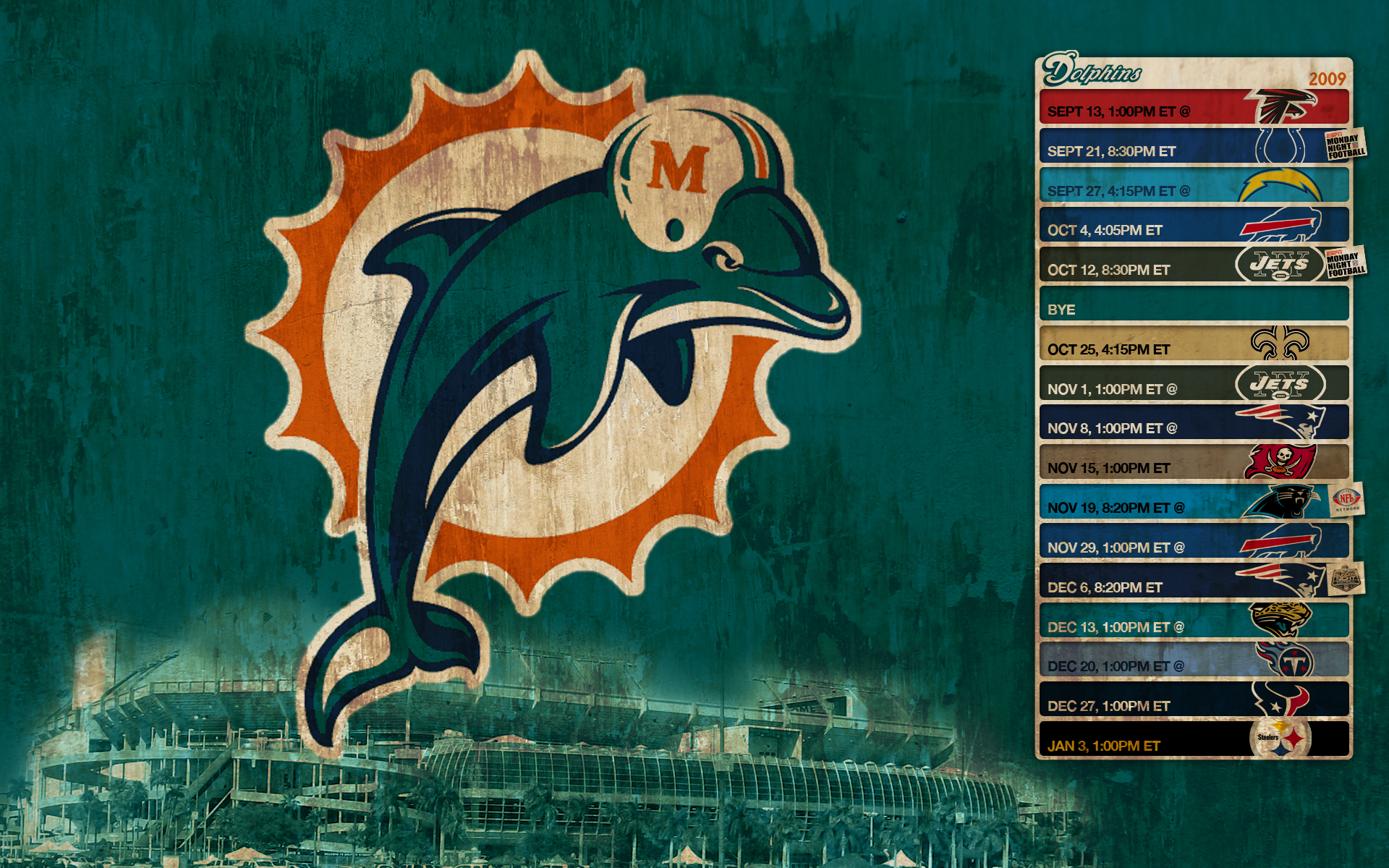 Miami Dolphins Wallpaper HD 1080p Desktop