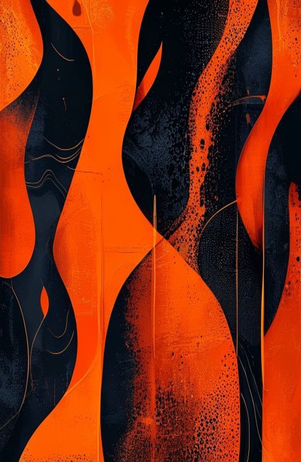 Orange And Black Wallpaper