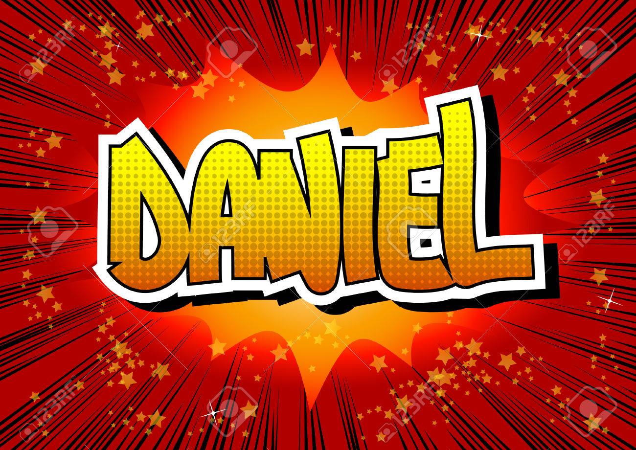 Free download Daniel Comic Book Style Male Name On Comic Book Abstract ...