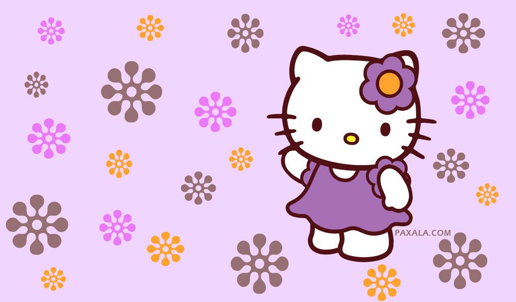 Purple Hello Kitty Wallpaper Pu