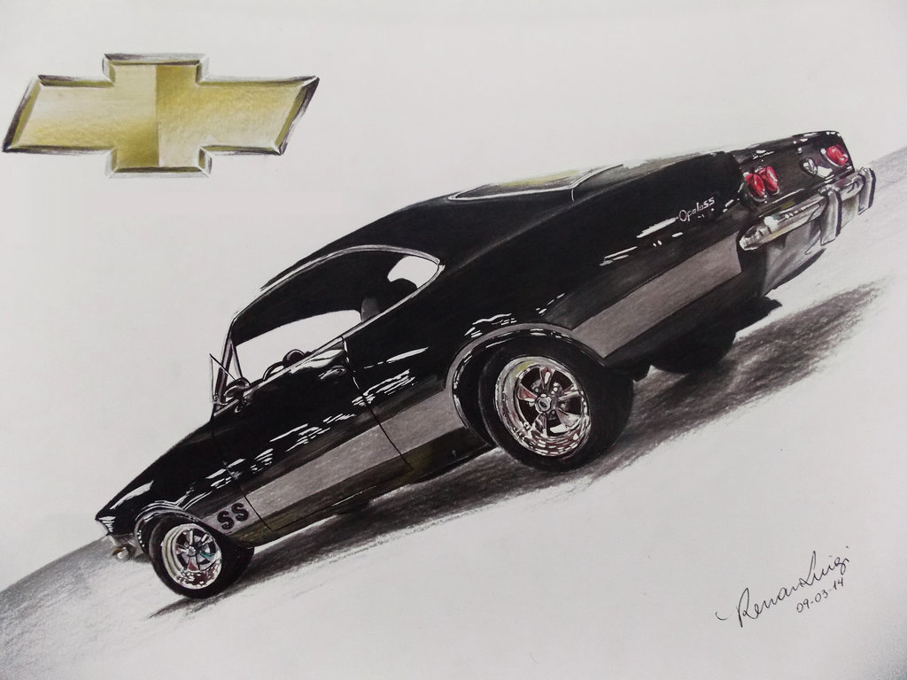 Chevrolet Opala Ss Draw By Renanluigi