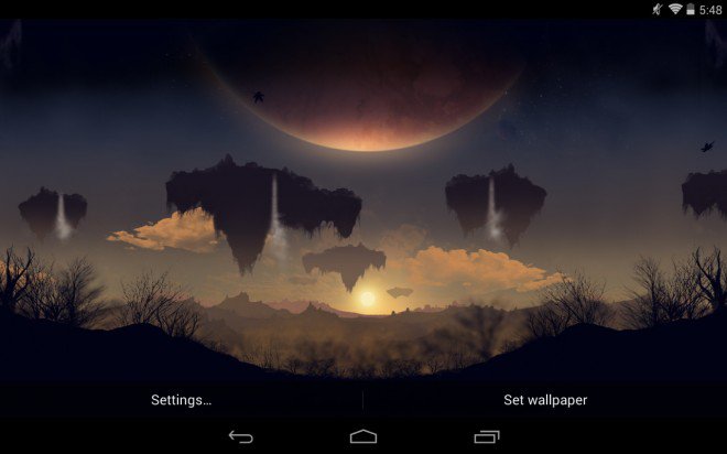 Tablet Live Wallpaper For Android