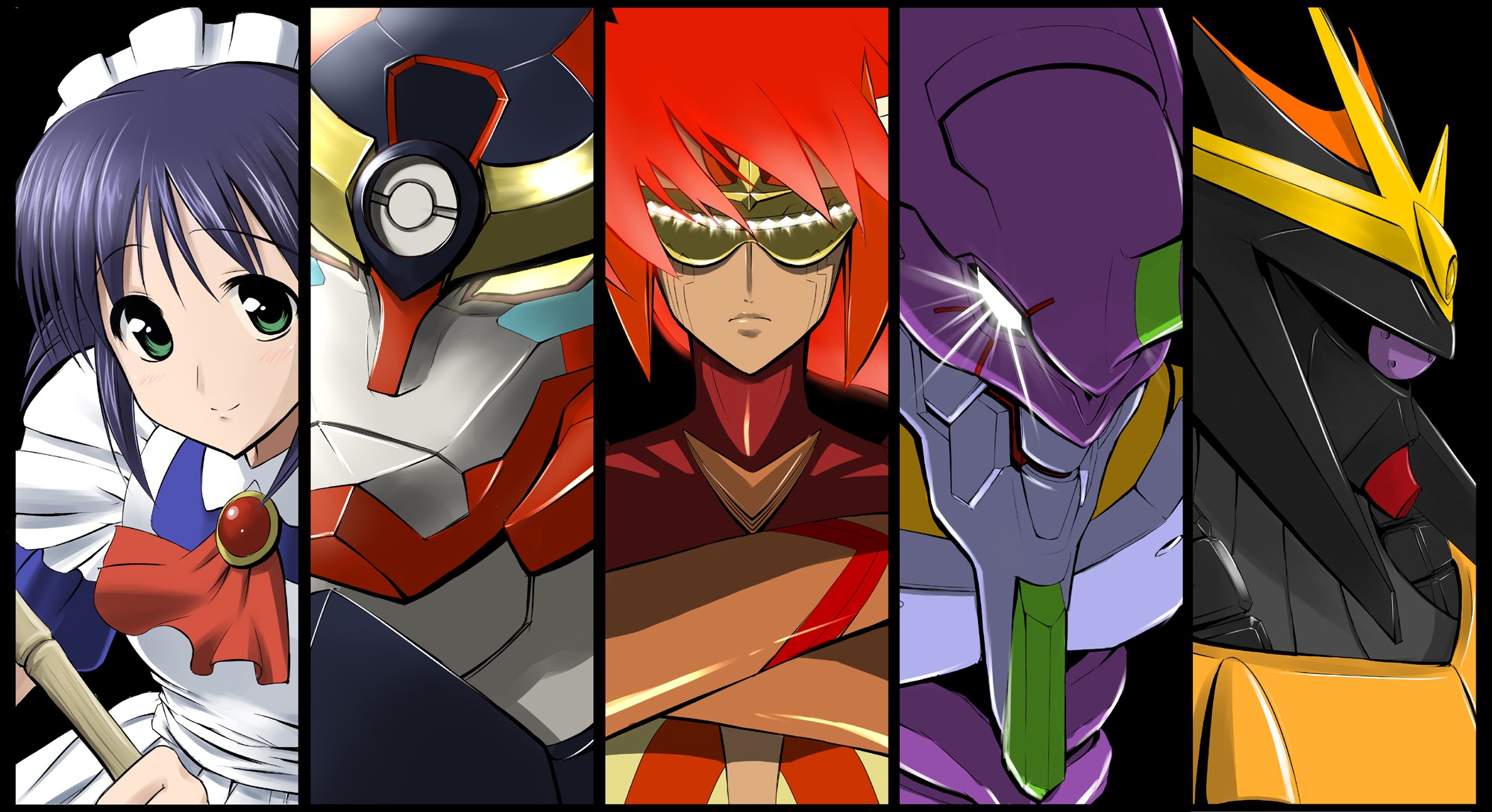 Neon Genesis Evangelion Eva Unit Andou Mahoro Mahoromatic