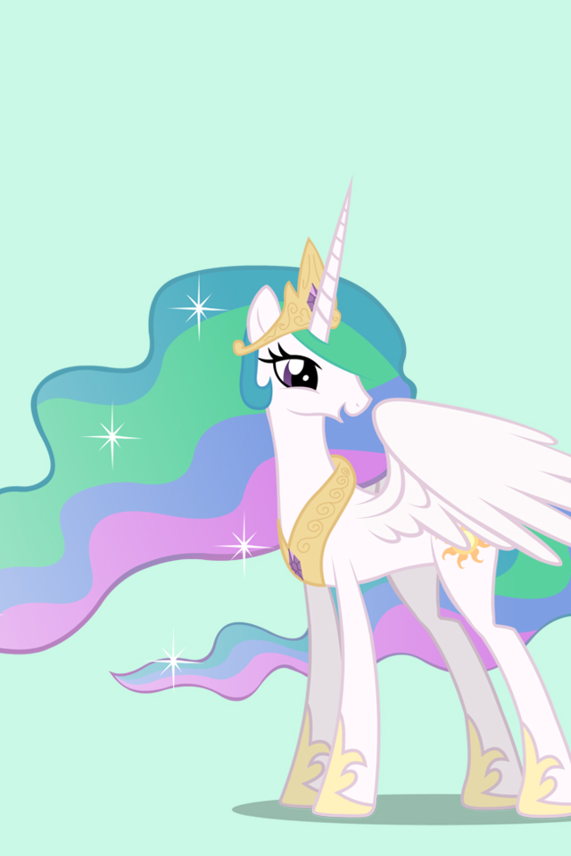 My Little Pony iPhone Wallpaper Celestia By Doctorpants On