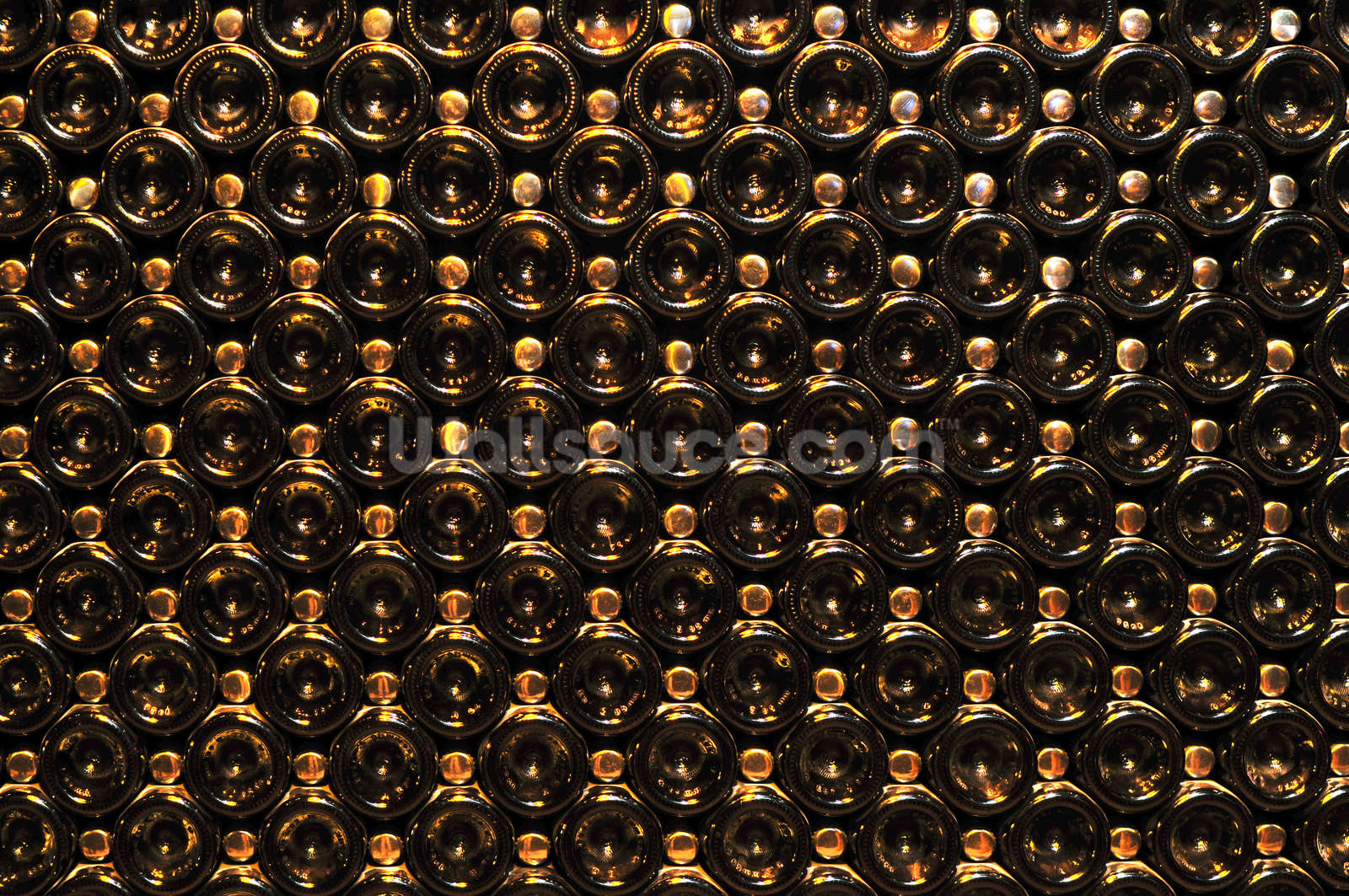 Wine Bottle Wall Mural Wallpaper