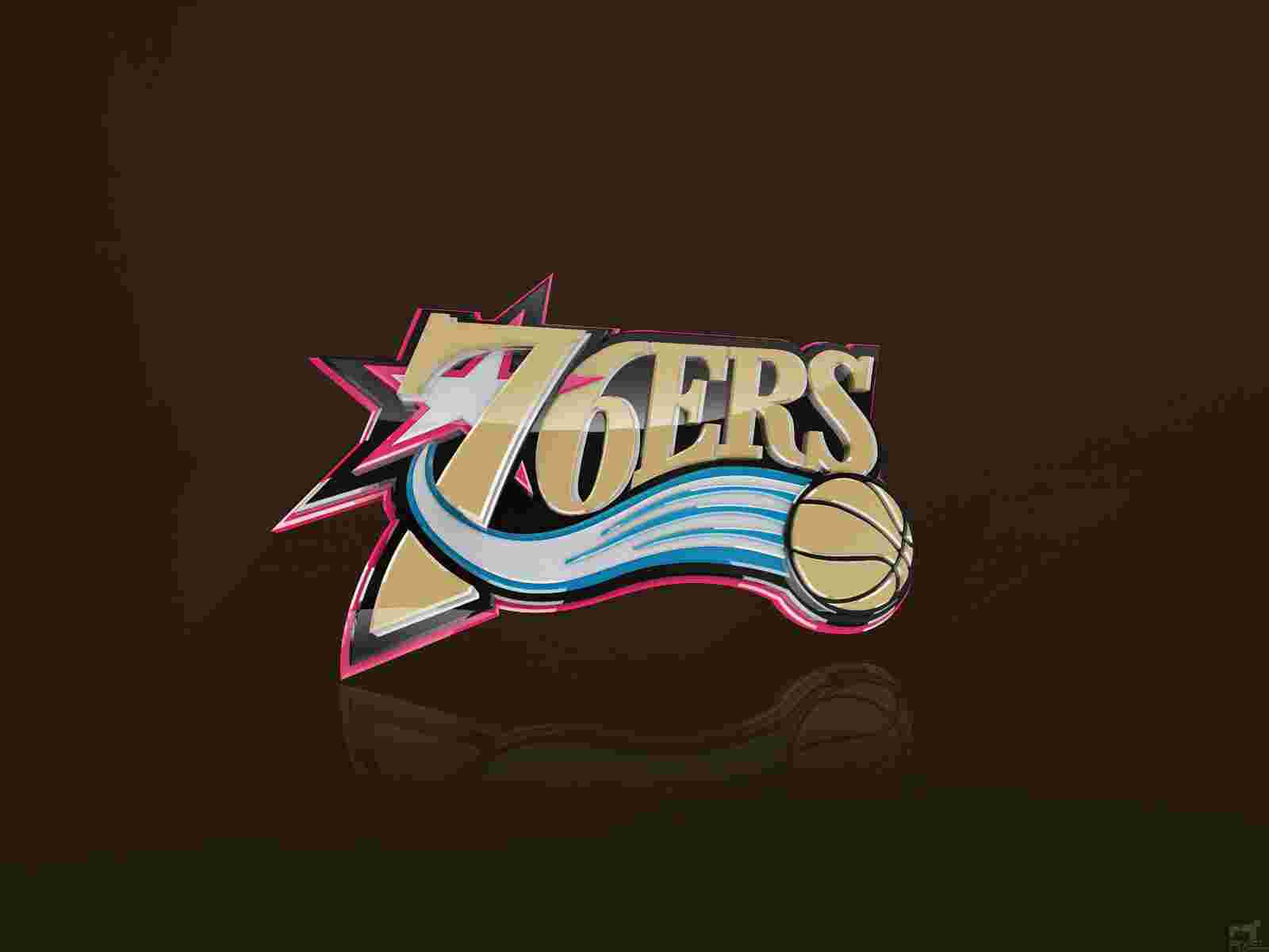 Philadelphia 76ers 3d Logo Wallpaper Basketball Sport