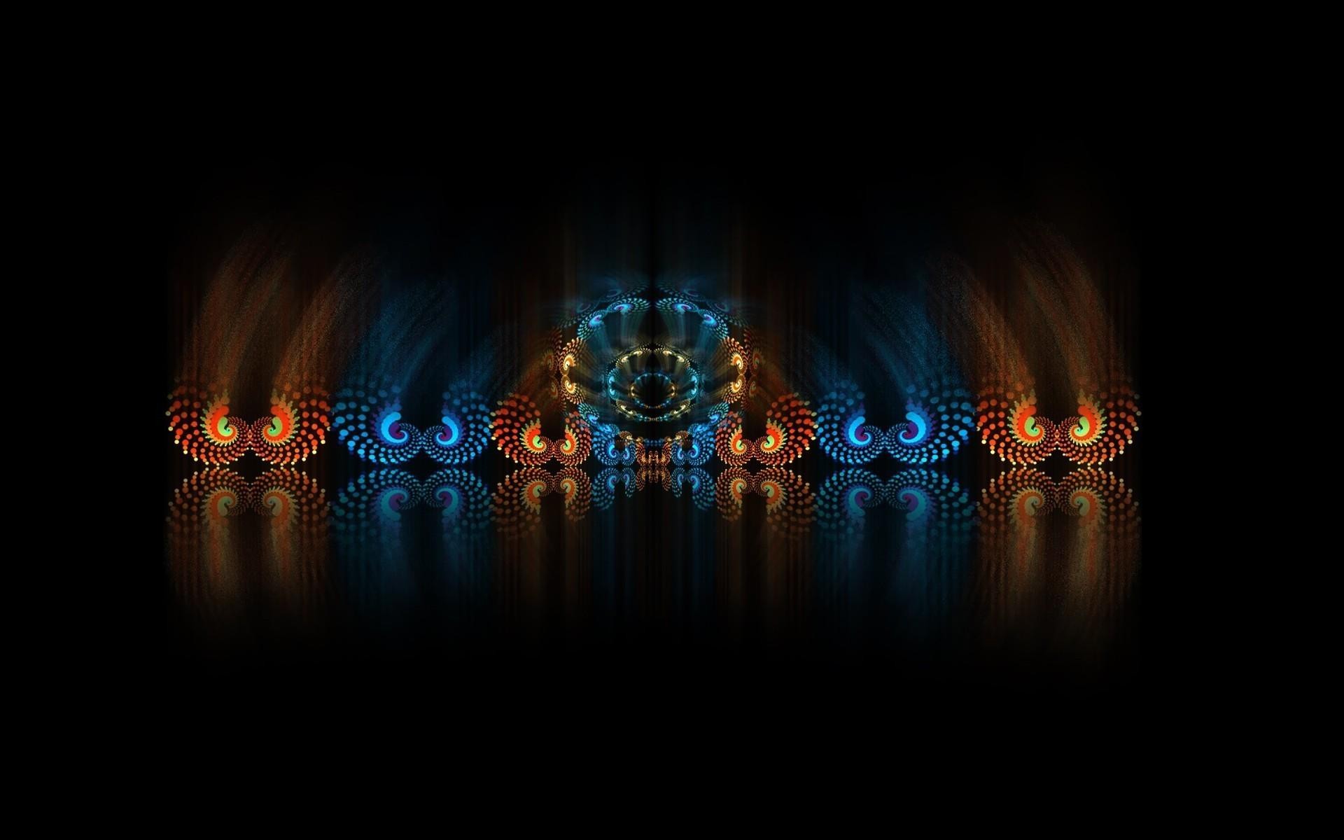 Abstract Spirals Fractal HD Wallpaper Background