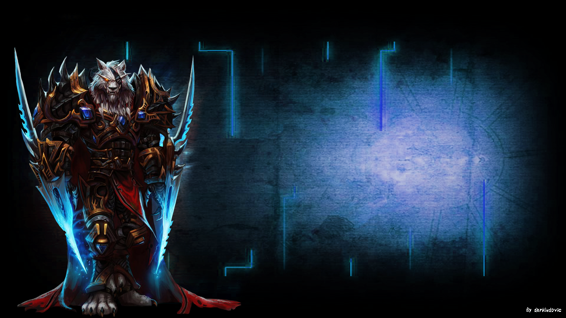 Wold Of Warcraft Worgen Wallpaper By Darkludovic