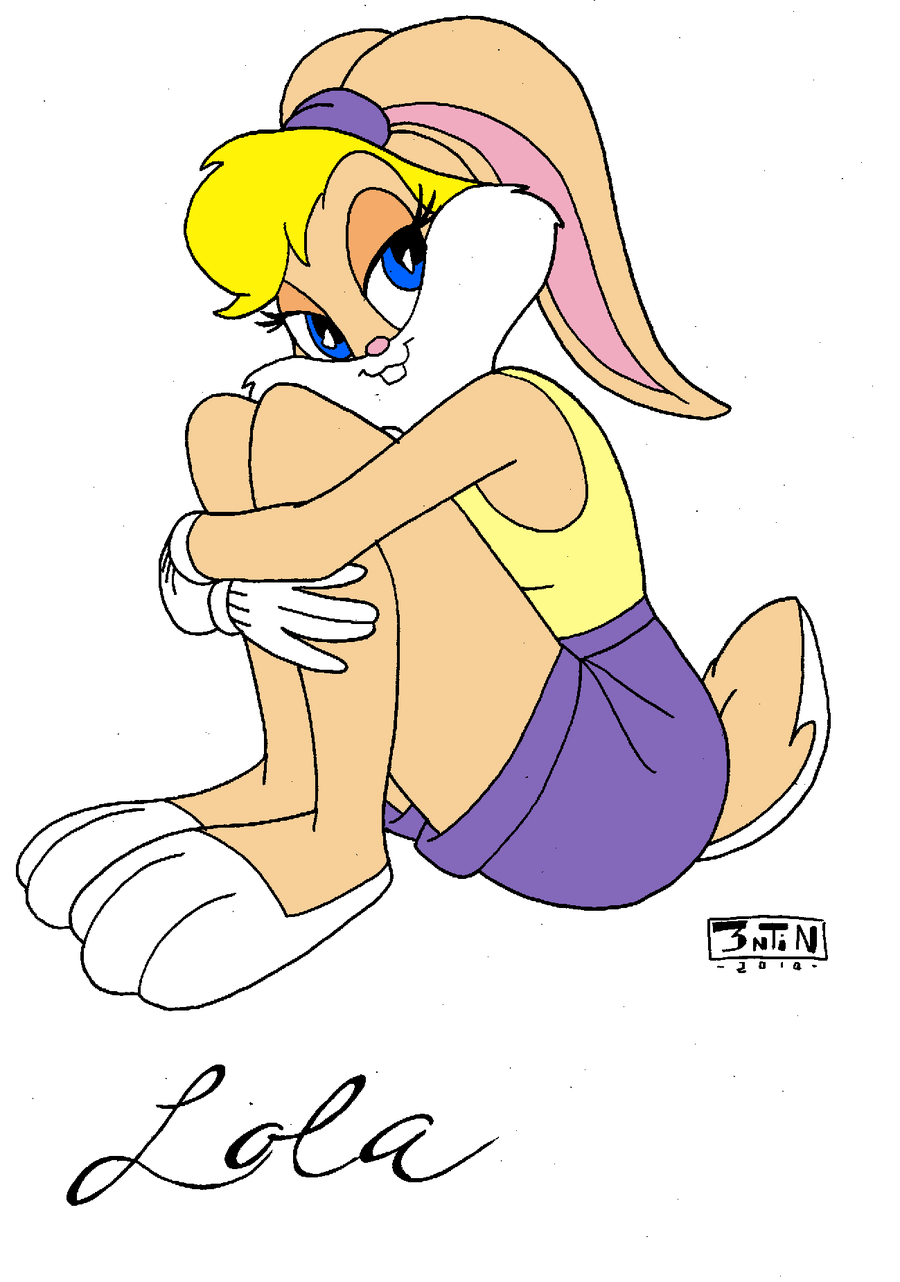 Lola Bunny Coloured By 3ntin