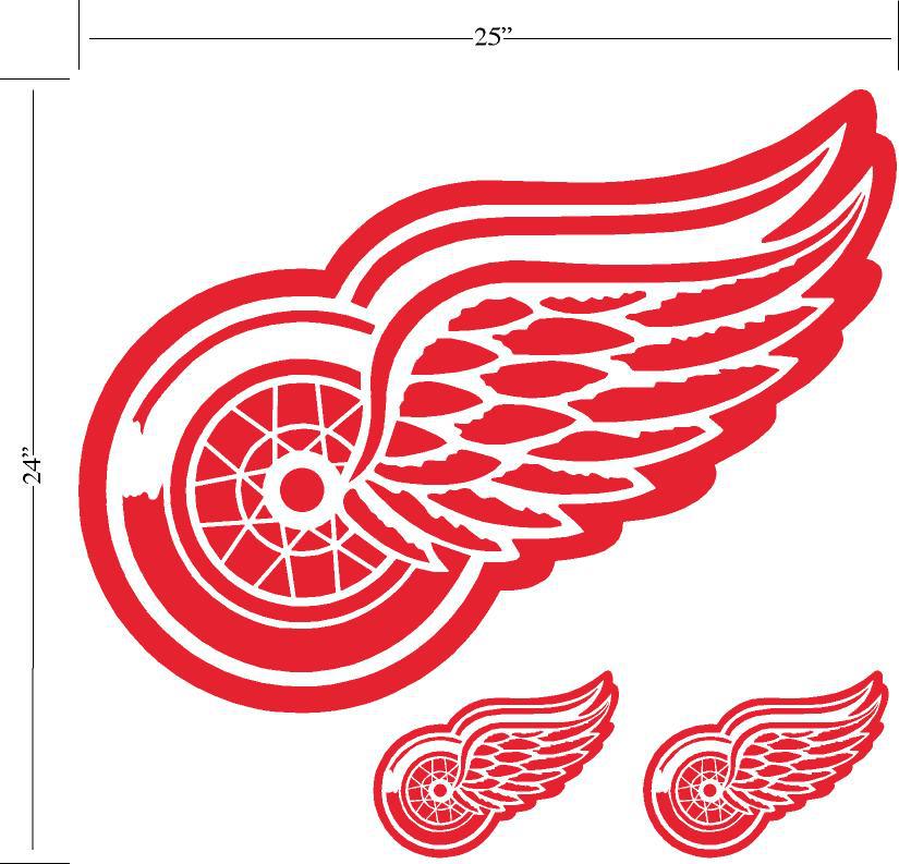 Free download Detroit Red Wings Licensed Wall Decal [825x793] for your