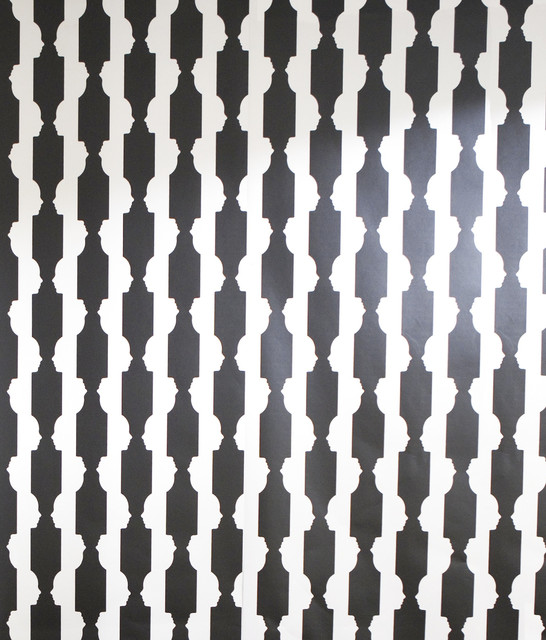 Reflection Wallpaper Black And White Modern