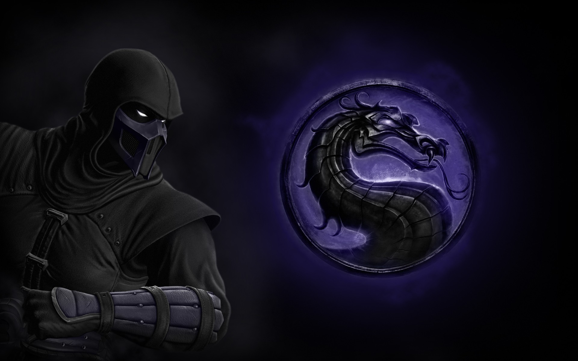 Video Games Mortal Kombat Noob Saibot Logo Wallpaper